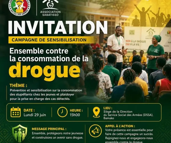 Campagne « Ensemble contre la consommation de la drogue »